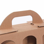 Borsina in cartone avana per tre vasetti, 25x8H9 cm (kit da 10)