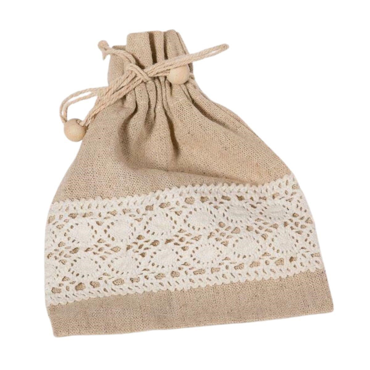 Sacchetti in cotone, set di 6, 12H16 cm (kit da 3)