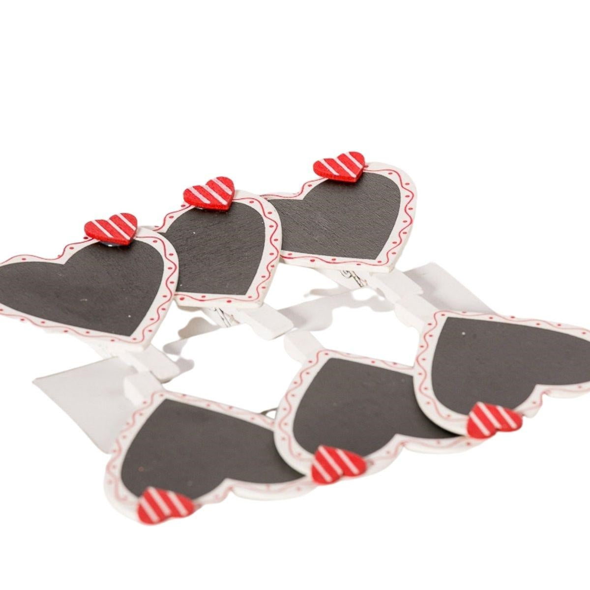 Molletta decorativa per confezionamento, set di 6 (kit da 10)