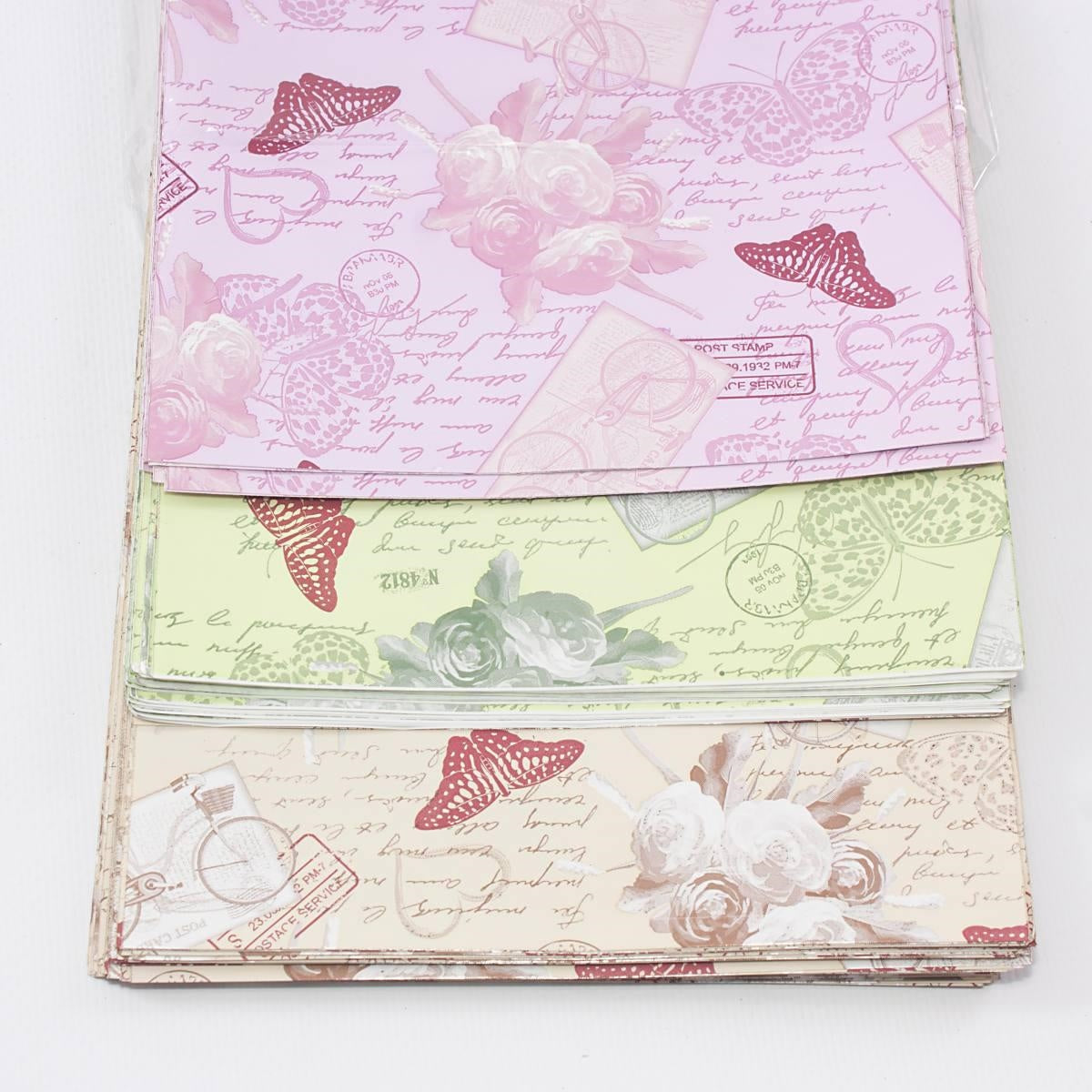 Buste da confezione in tela, colori assortiti, 15x25 cm, confezione da 100