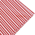 Busta in carta perlata a righe rosse, 20x35 cm, confezione da 50 (kit da 3)