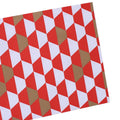 Buste in carta perlata Prisma rosso corallo, 20x35 cm, 50 per confezione (kit da 3)