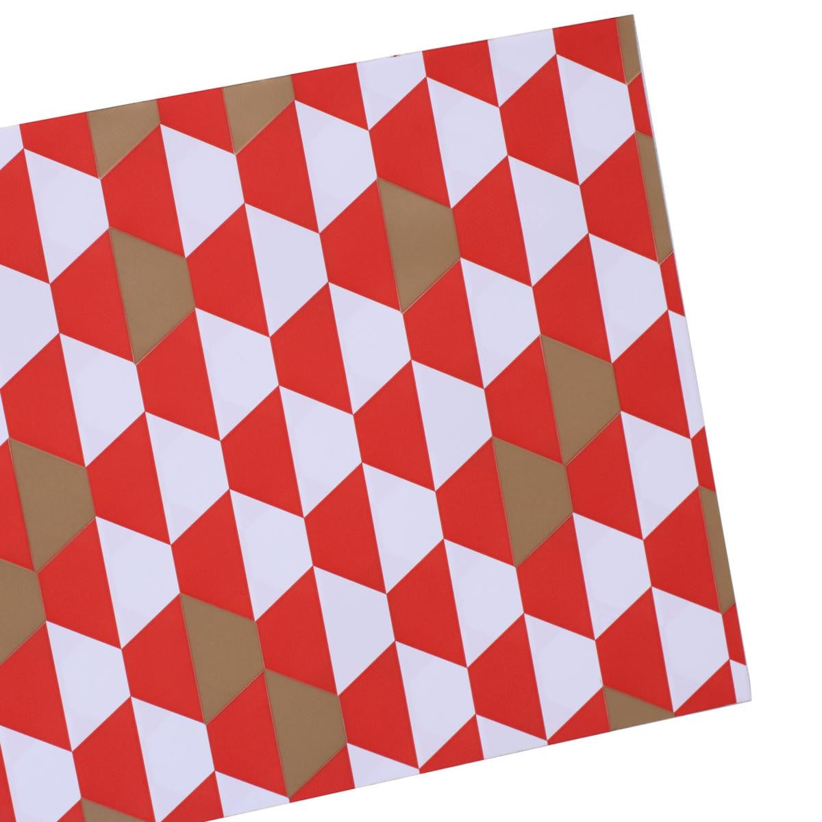 Buste in carta perlata Prisma rosso corallo, 20x35 cm, 50 per confezione (kit da 3)