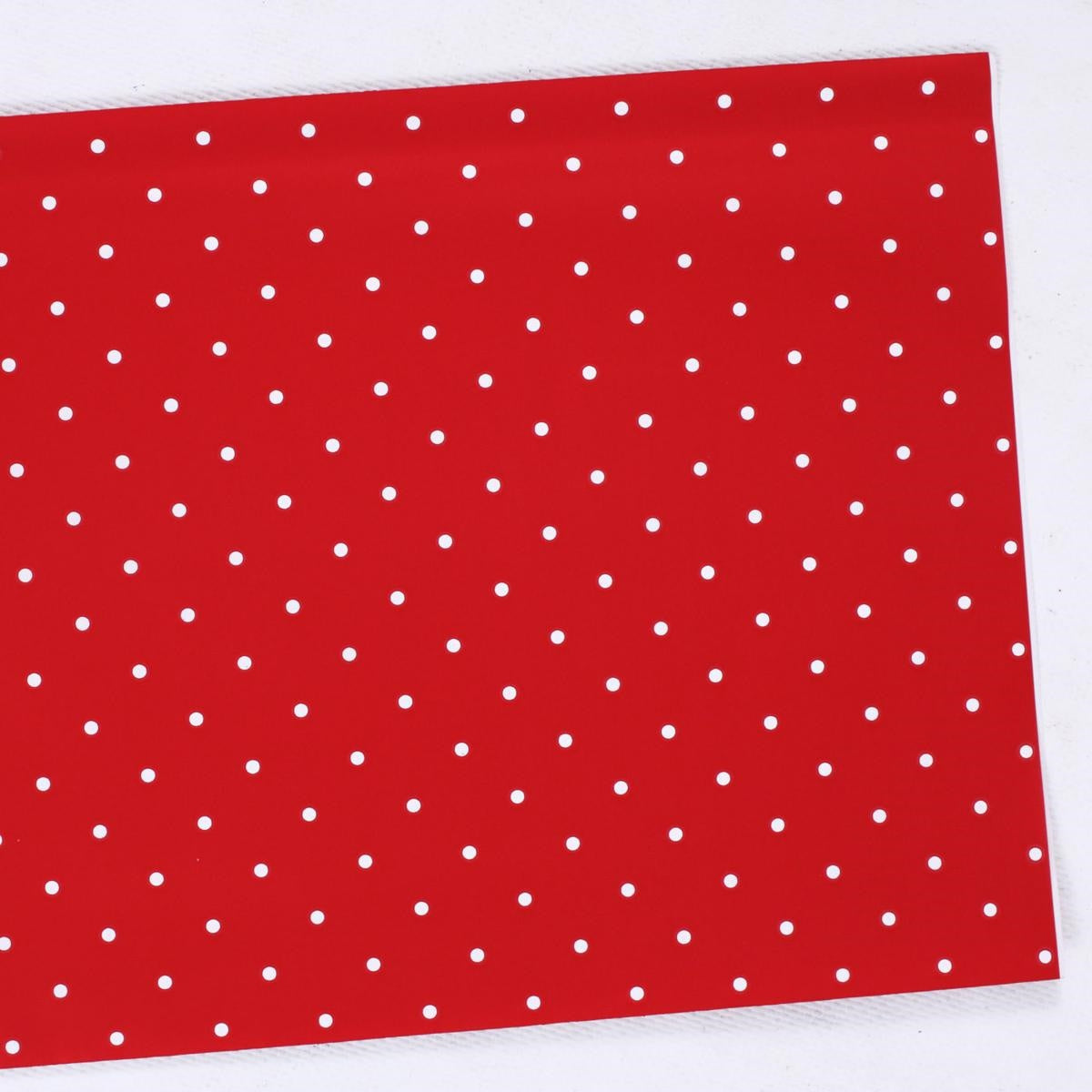 Busta in carta perlata rossa a pois bianchi, confezione da 50, 25x40 cm