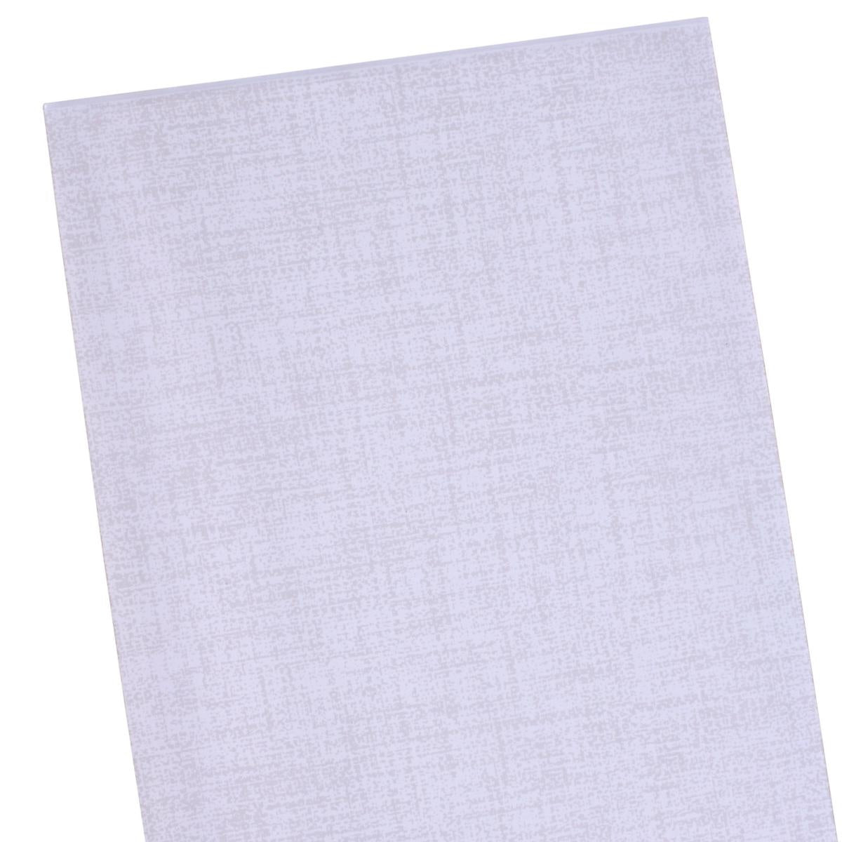 Busta in carta perlata bianca effetto tela, 25x40 cm, confezione da 50