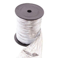 Rocchetto di nastro argento lucido, 50 mt (kit da 3)