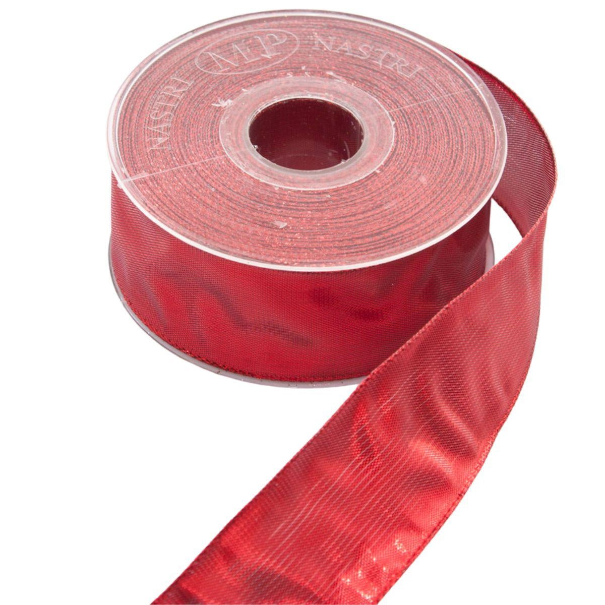 Rocchetto di nastro animato rosso, 40 mm x 20 m (kit da 3)