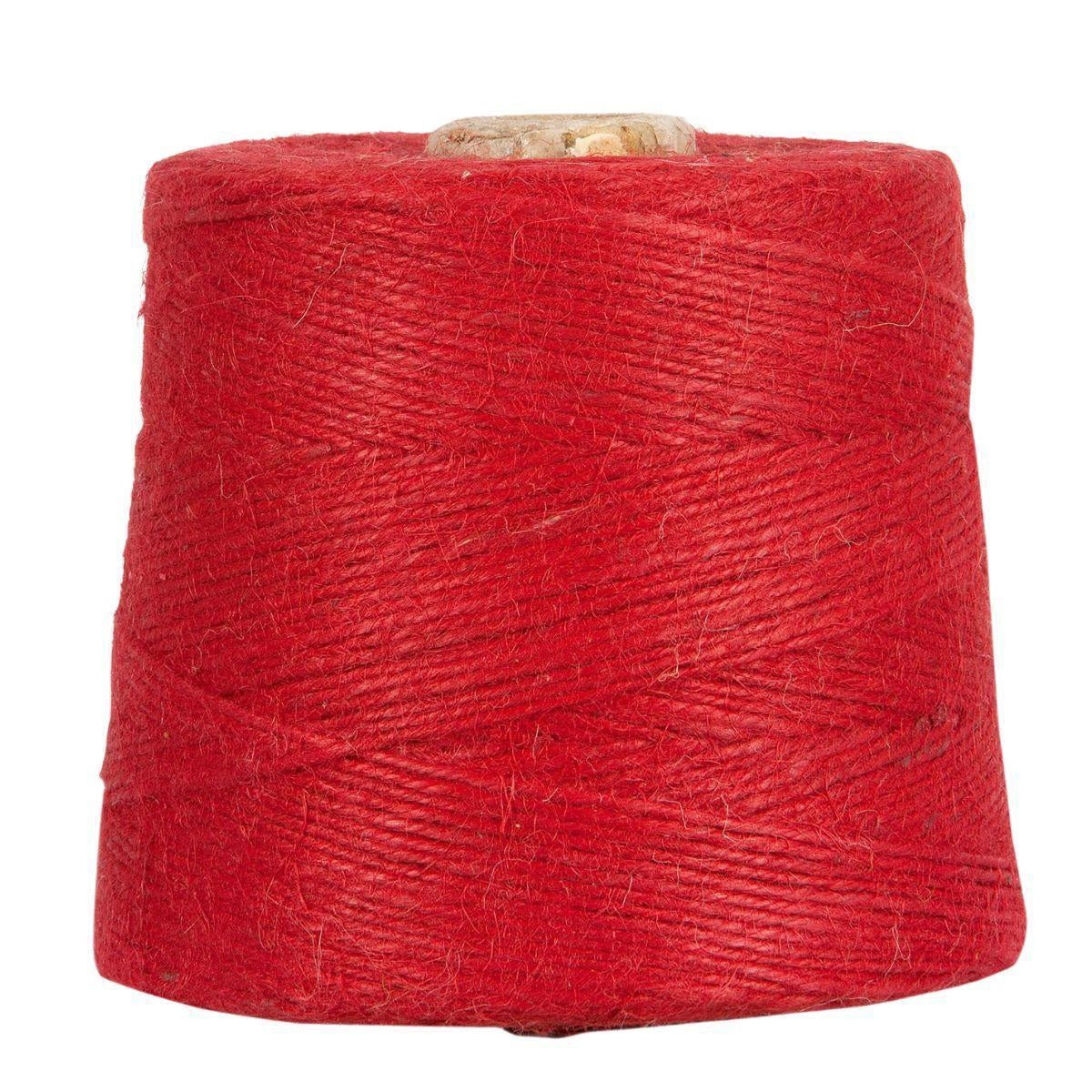 Rocchetto di juta rossa in confezione da 1 kg