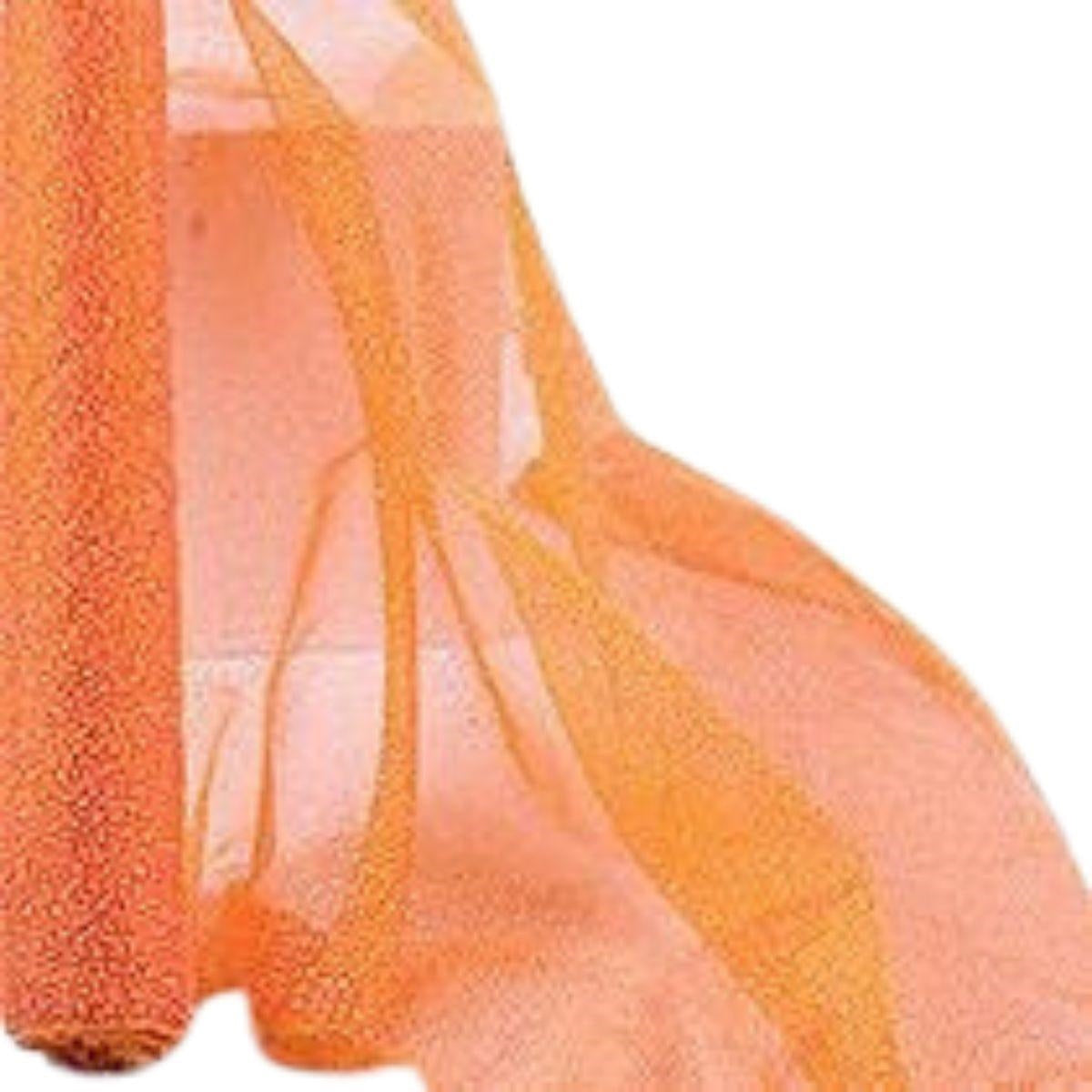 Rotolo tessuto mimosa arancione, 72x9 cm