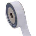 Nastro di organza bianco, 40 mm x 50 m (kit da 3)
