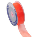Nastro di organza arancione fluo, 4 cm x 50 m (kit da 3)