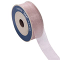 Nastro di organza rosa skin, 4 cm x 50 m (kit da 3)