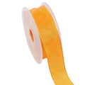 Rocchetto di nastro in organza arancione, 4 cm x 25 mt (kit da 3)