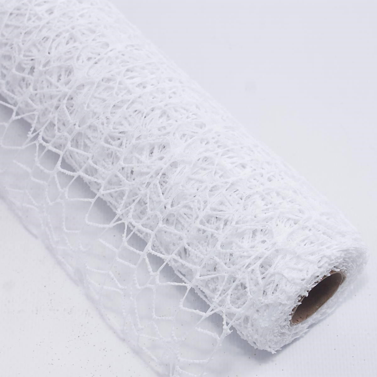 Rotolo di tessuto oceania bianco, 48 cm x 4,5 m (kit da 3)