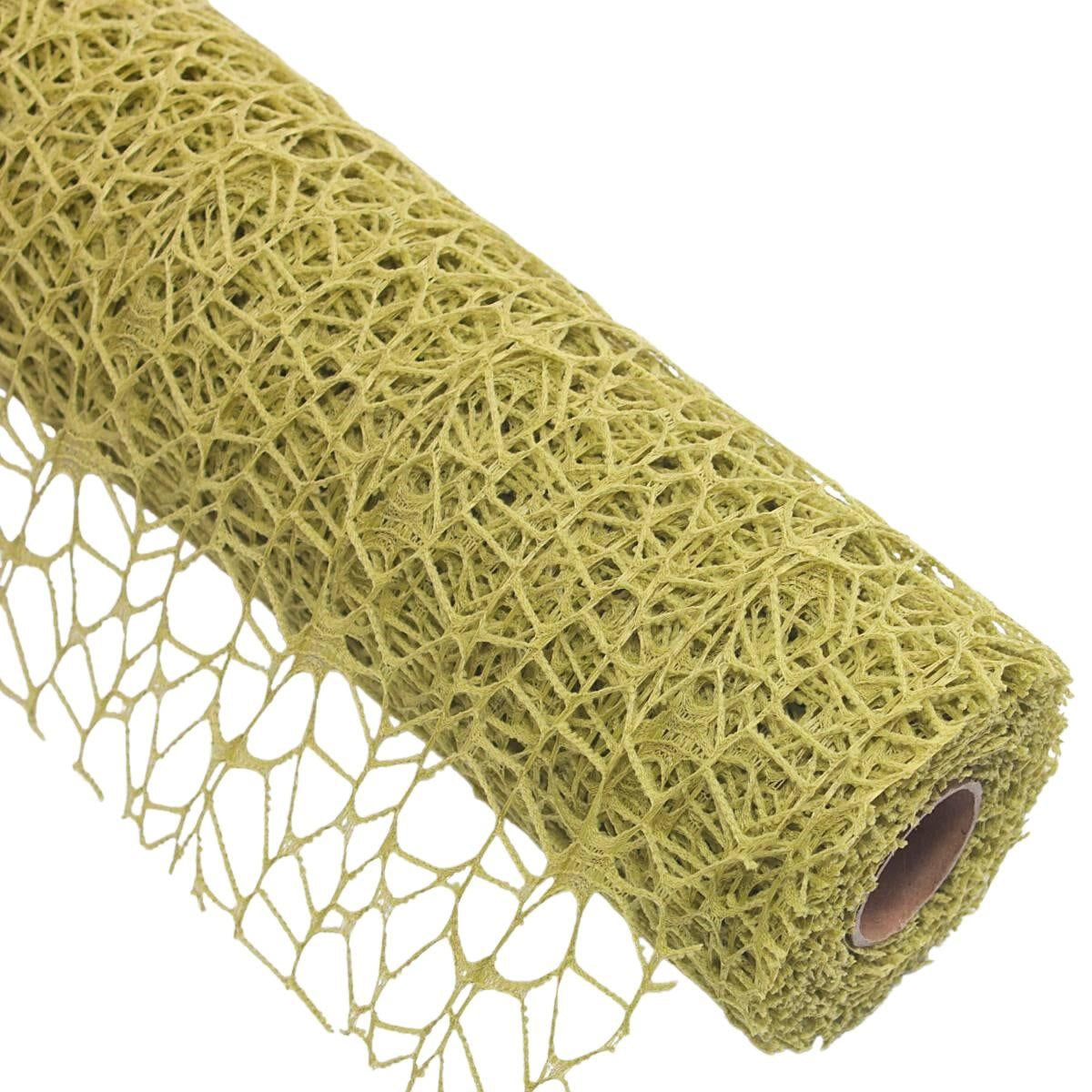 Rotolo di tessuto a rete oceania verde mela, 48 cm x 4,5 mt (kit da 5)