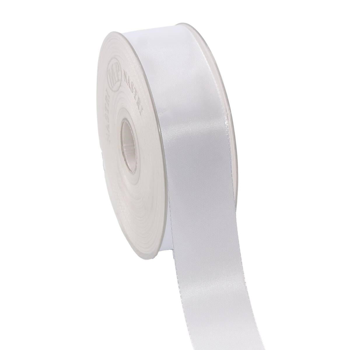 Rocchetto di taffeta' bianco, 4 cm x 50 m (kit da 3)