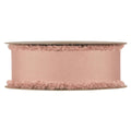 Rocchetto di nastro pigalle rosa antico, 3,5 cm x 10 mt
