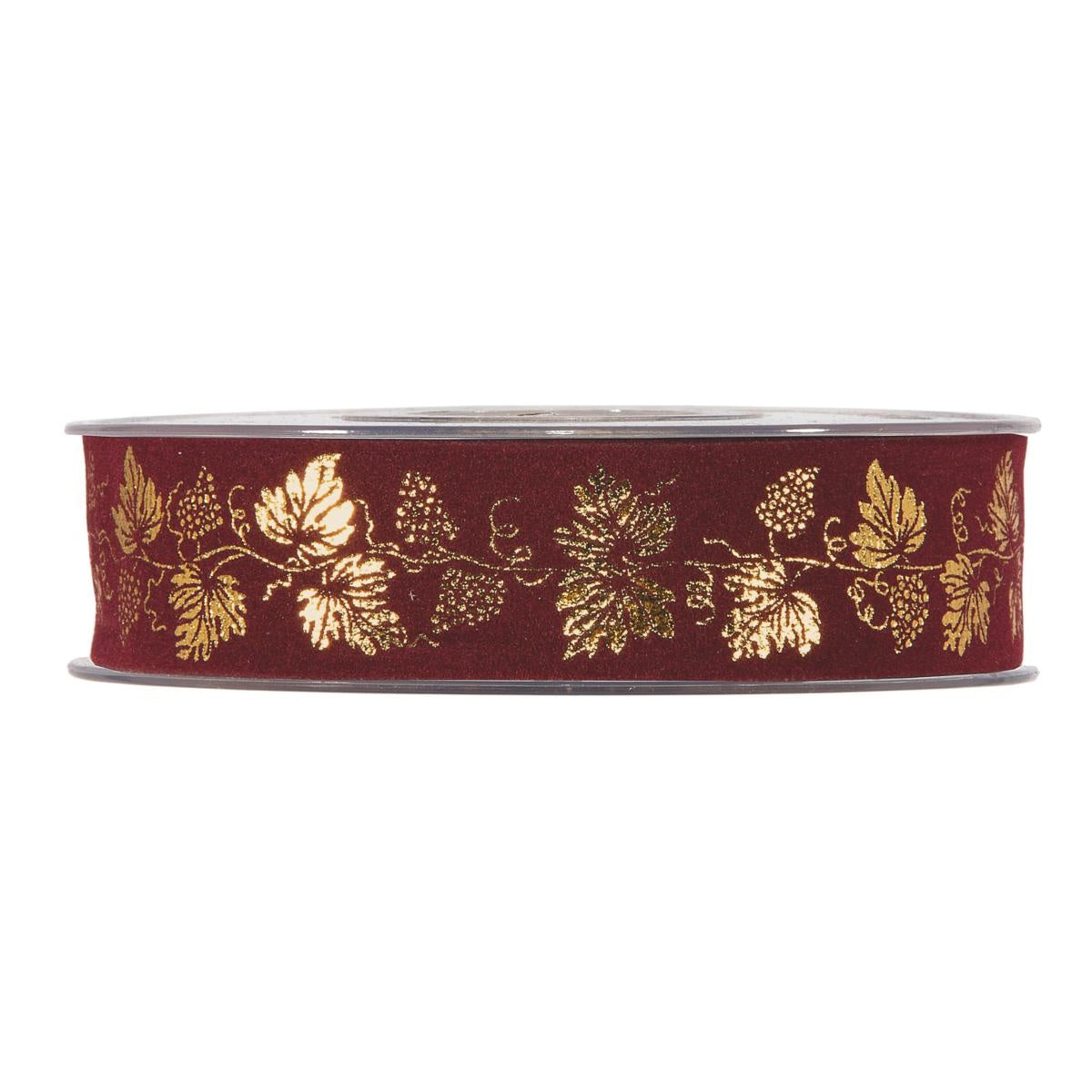 Nastro bordeaux Wine, 25 mm x 10 m (kit da 3)