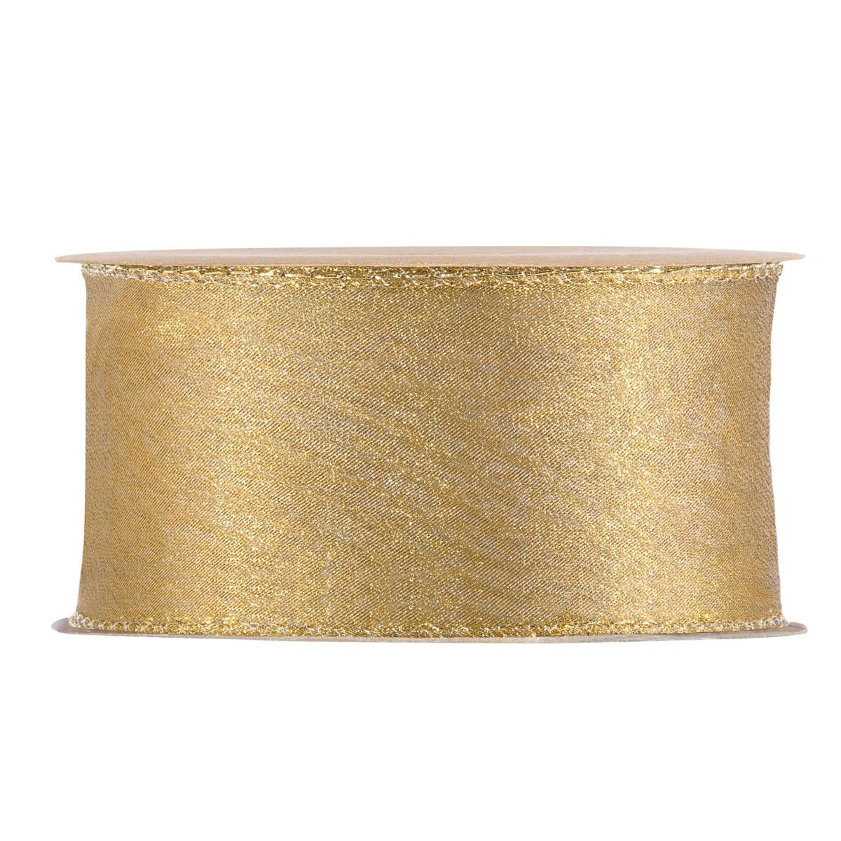 Nastro in organza color rame, 40 mm x 10 mt (kit da 5)