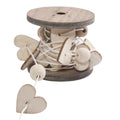 Rocchetto di filo bianco con decorazioni, 3 m (kit da 10)