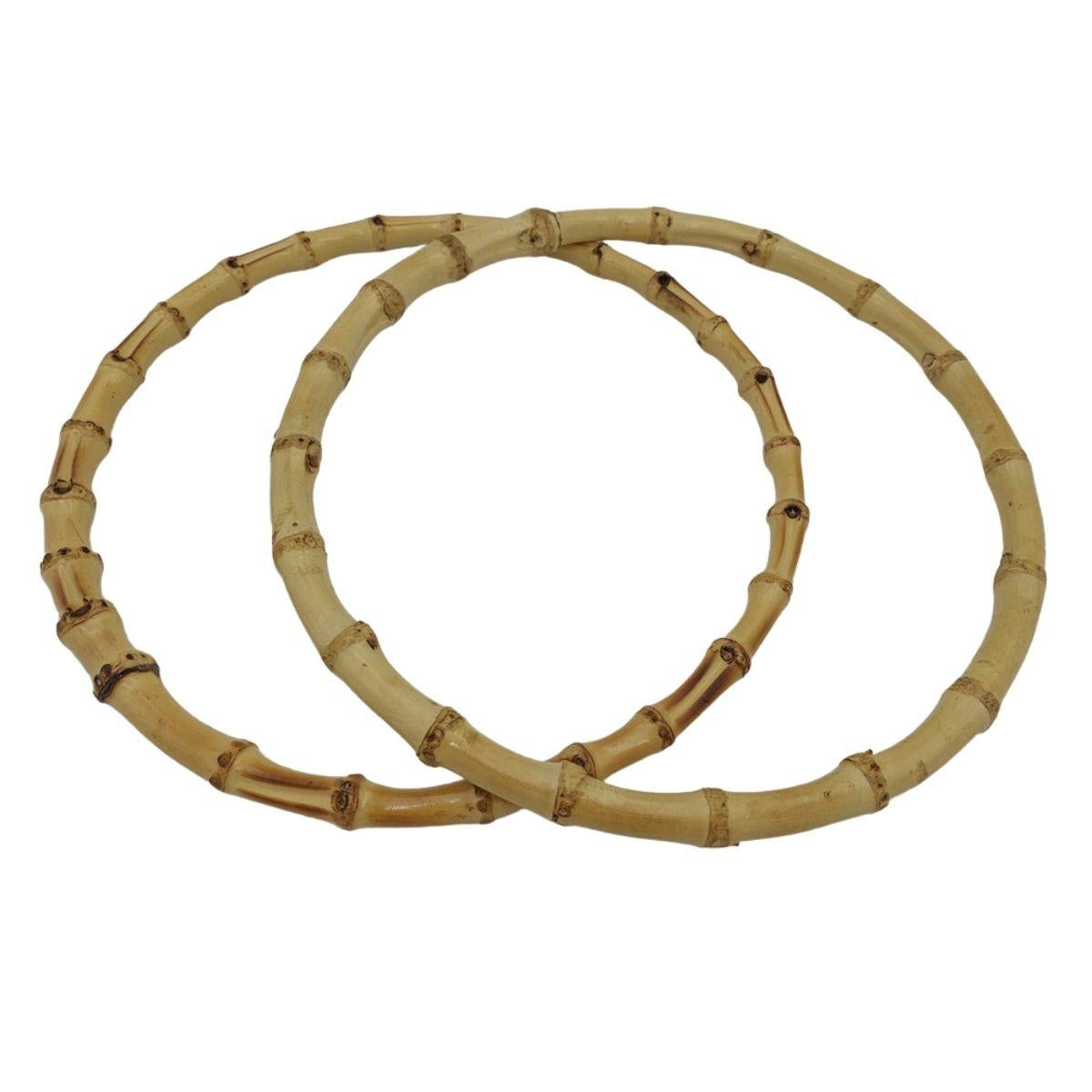 Manici rotondi in bambu', Ø25 cm (kit da 3)