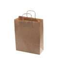 Shopper di carta avana 18H24 cm, confezione da 25