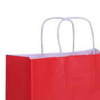 Shopper in carta rossa, 32x12x41 cm, set da 25