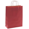 Busta shopper rossa in carta, 32x41 cm, confezione da 25