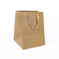 Shopper per panettone in carta avana, 26x26x35 cm, 10 per confezione