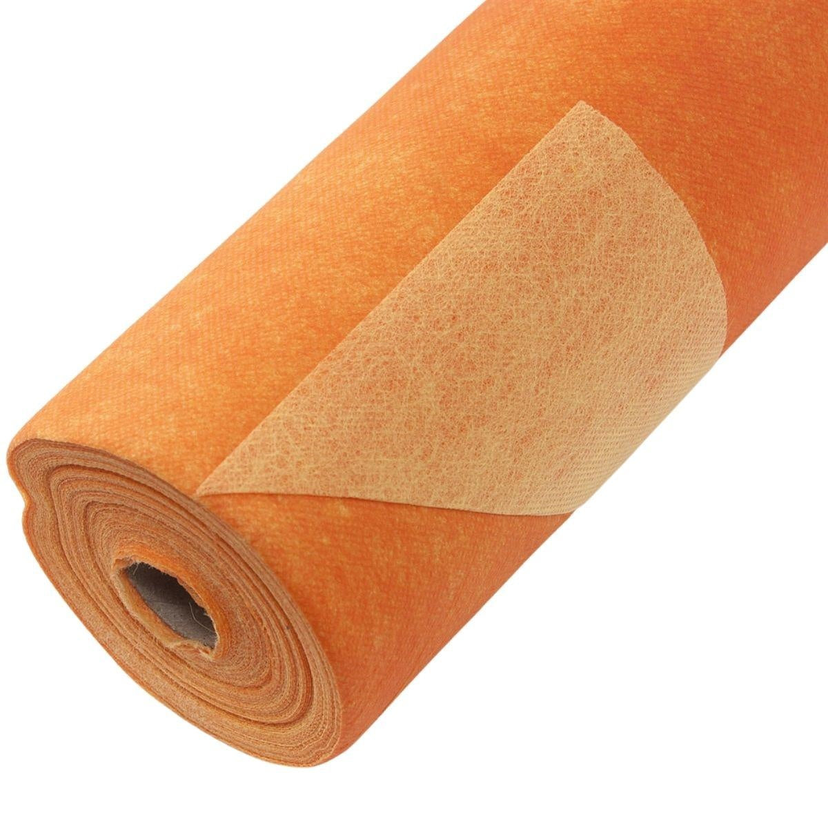 Bobina in tessuto non tessuto arancione bicolore, 80 cm x 20 m