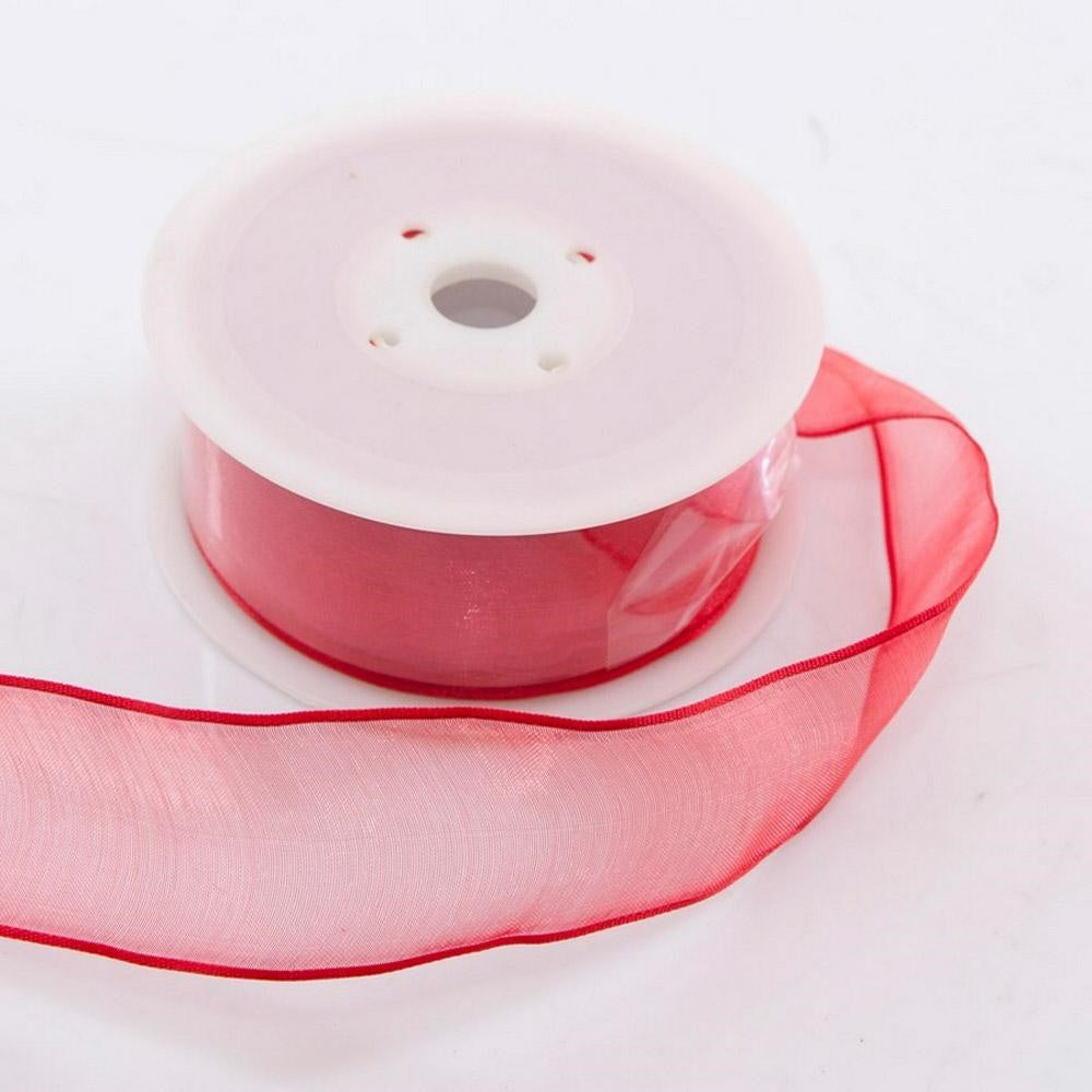 Nastro superorganza rosso, 35 mm x 20 mt (kit da 3)