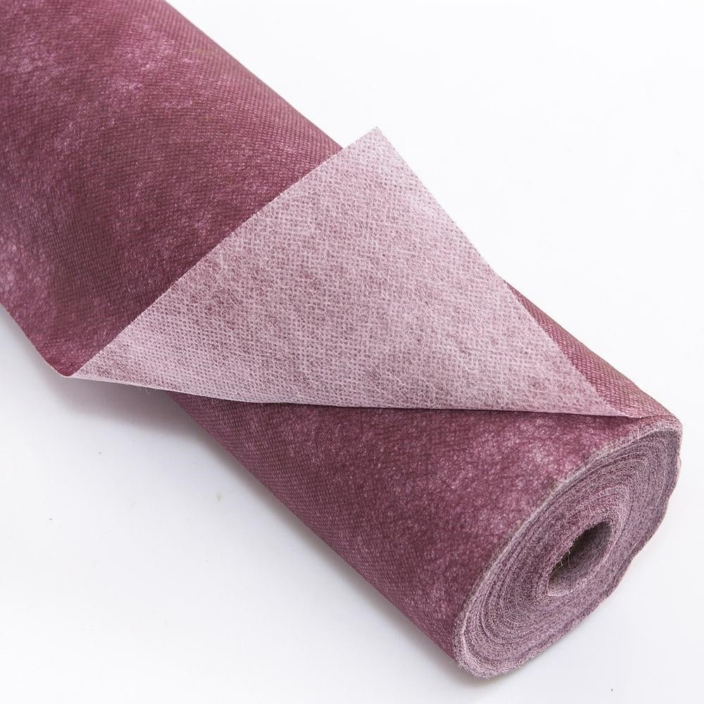Bobina bicolore bordeaux in tessuto non tessuto, 20 m