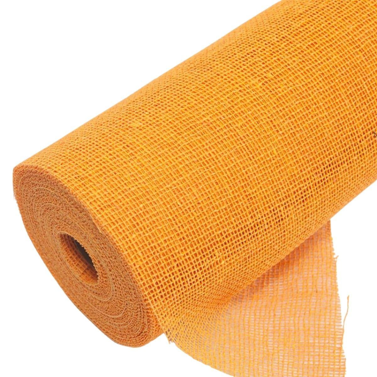 Bobina arancione in juta, 50 cm x 10,9 m