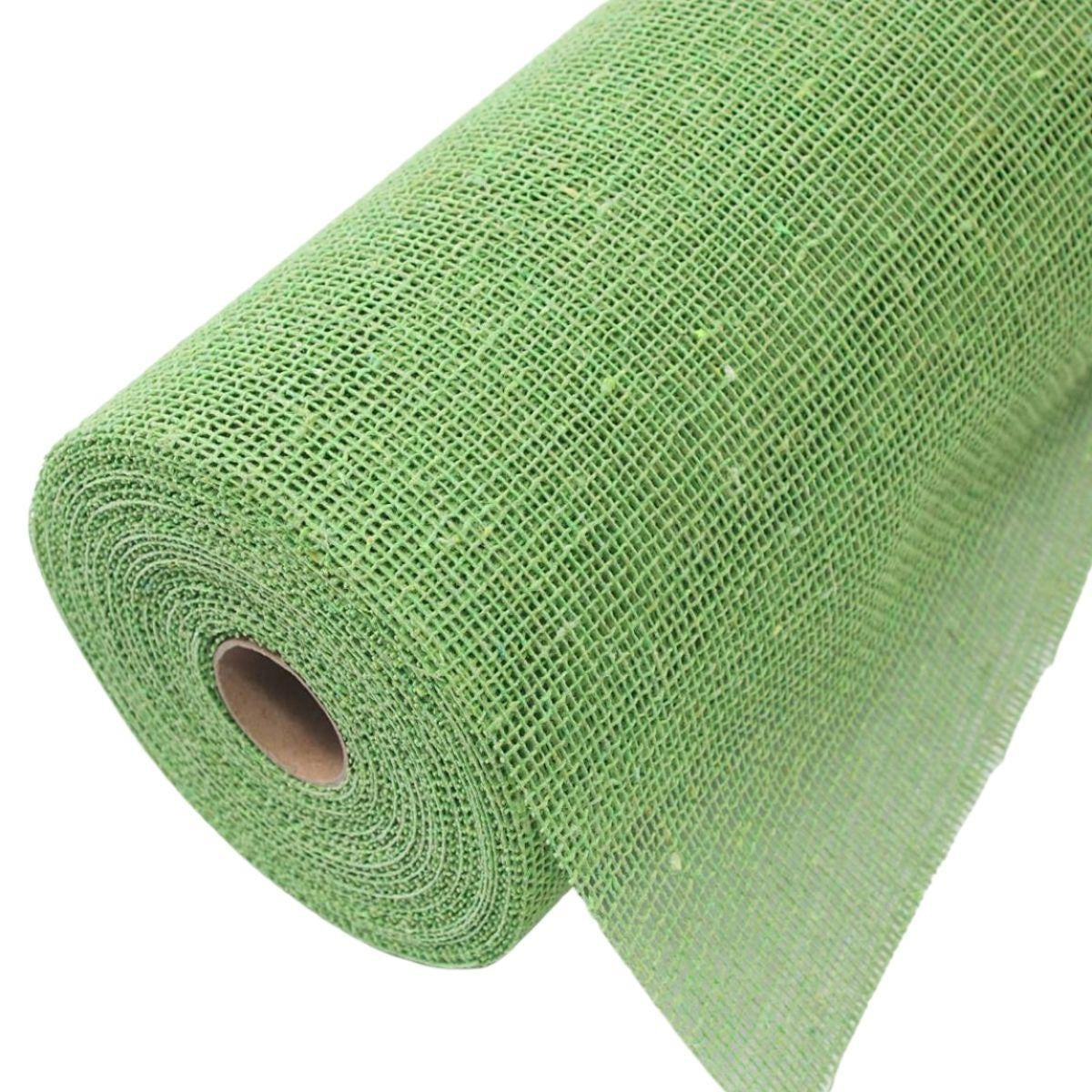 Bobina in juta verde, 50 cm x 10,9 m