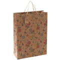 Buste shopper in carta riciclata, 33x12,7x45,7 cm, confezione da 10