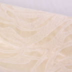 Bobina di tessuto non tessuto naturale a stampa rose, 54 cm x 4,5 m (kit da 5)