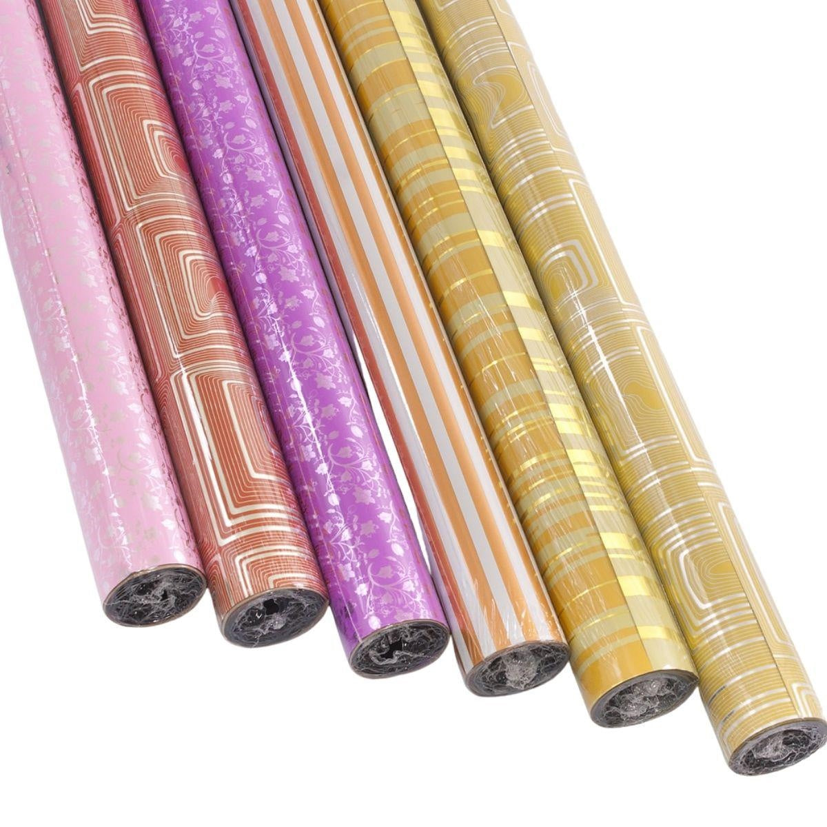 Carta regalo in colori assortiti, 70 cm x 2 mt (kit da 10)