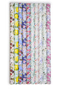 Rotolino di carta regalo botanical floral, 70 cm x 2 m (kit da 10)
