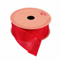 Nastro animato rosso brillante, rondella 38 mm x 10 m (kit da 3)