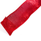 Nastro animato rosso brillante, rondella 38 mm x 10 m (kit da 3)