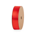Nastro da confezionamento in satin rosso, 25 mm x 50 m (kit da 5)