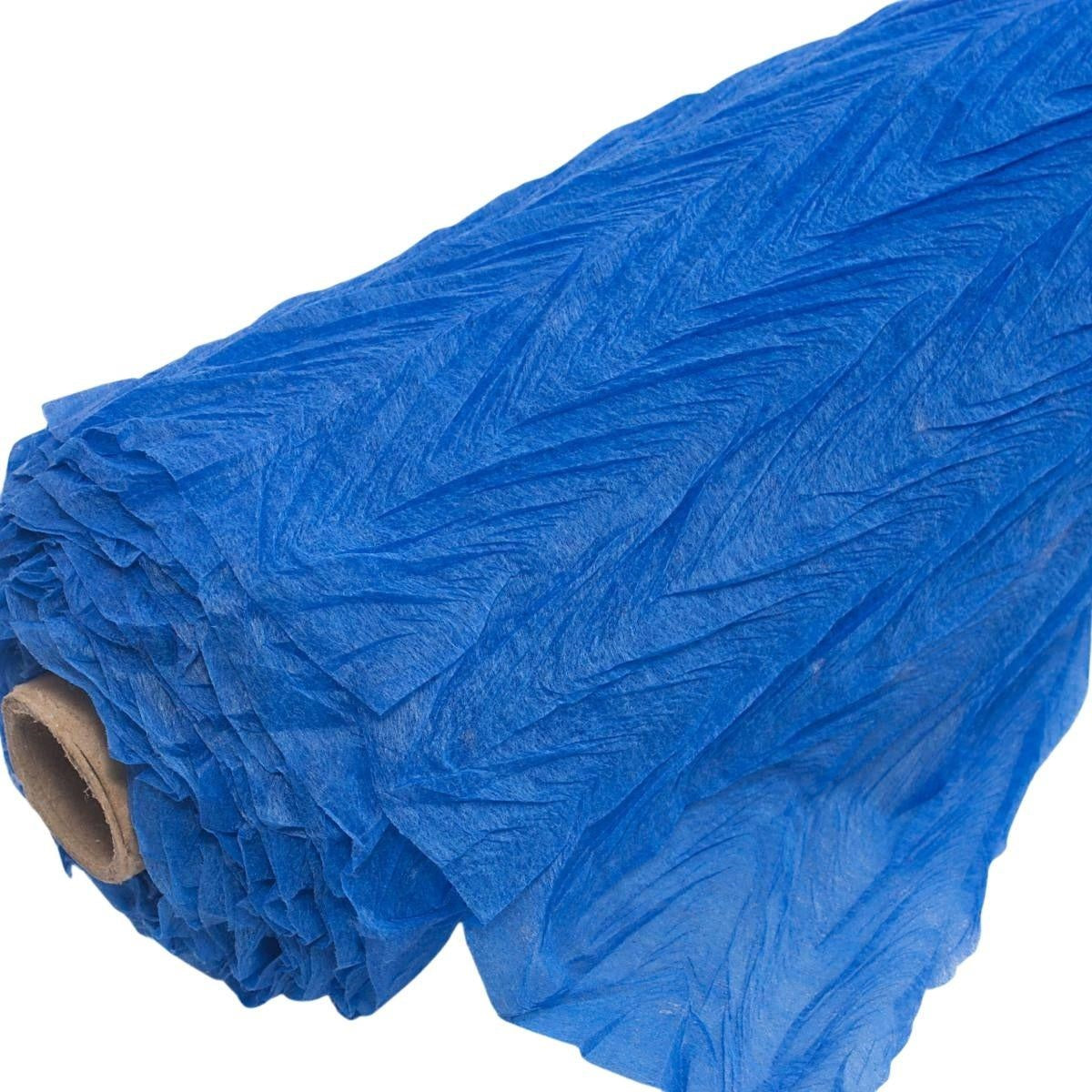 Bobina in tessuto non tessuto a onde blu, 50 cm x 4,5 m (kit da 5)