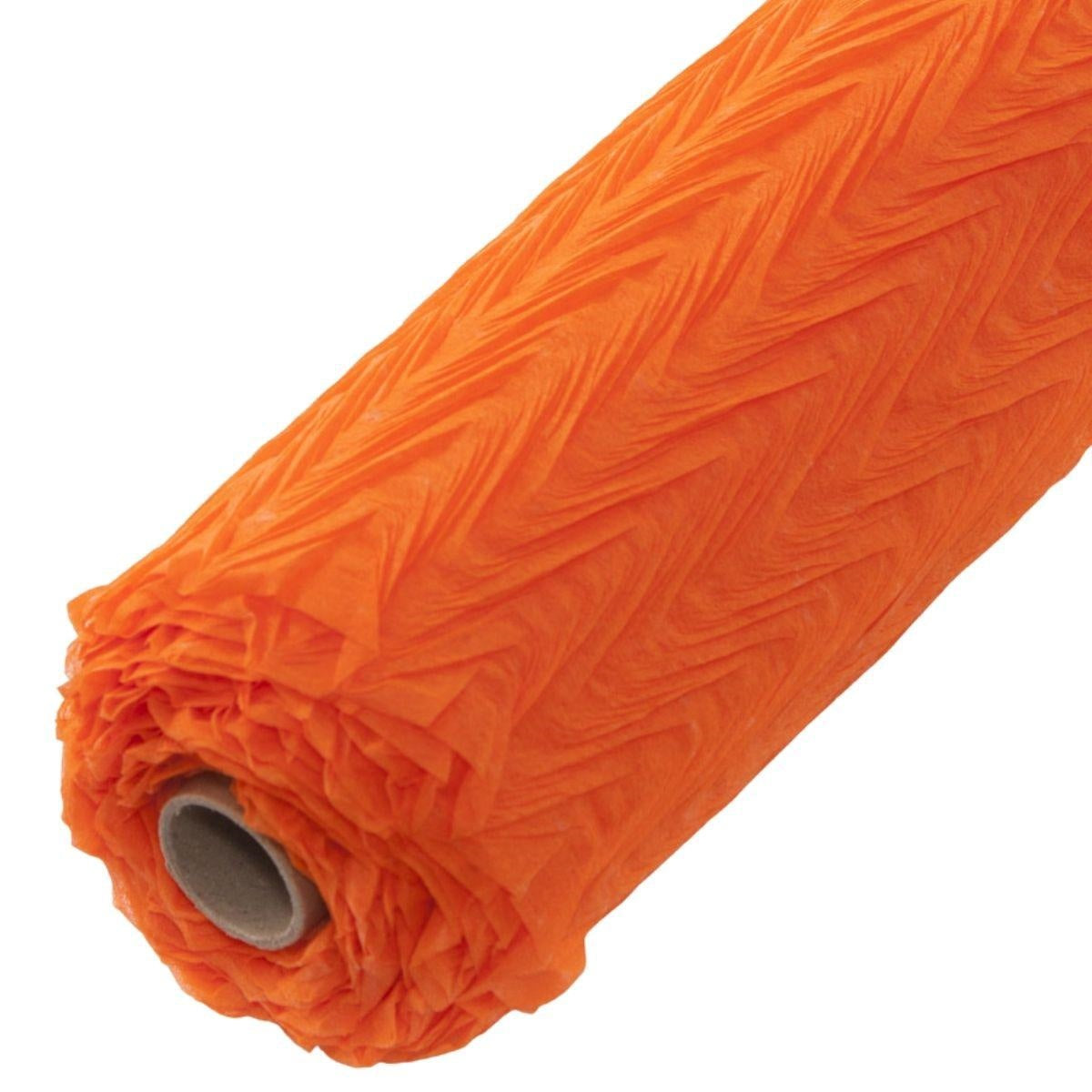 Bobina arancione in tessuto non tessuto a onde, 50 cm x 4,5 m (kit da 5)