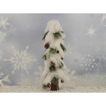 Albero di Natale innevato