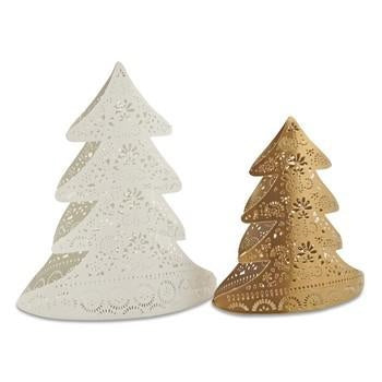 Deco/cand. natalizia albero ferro oro