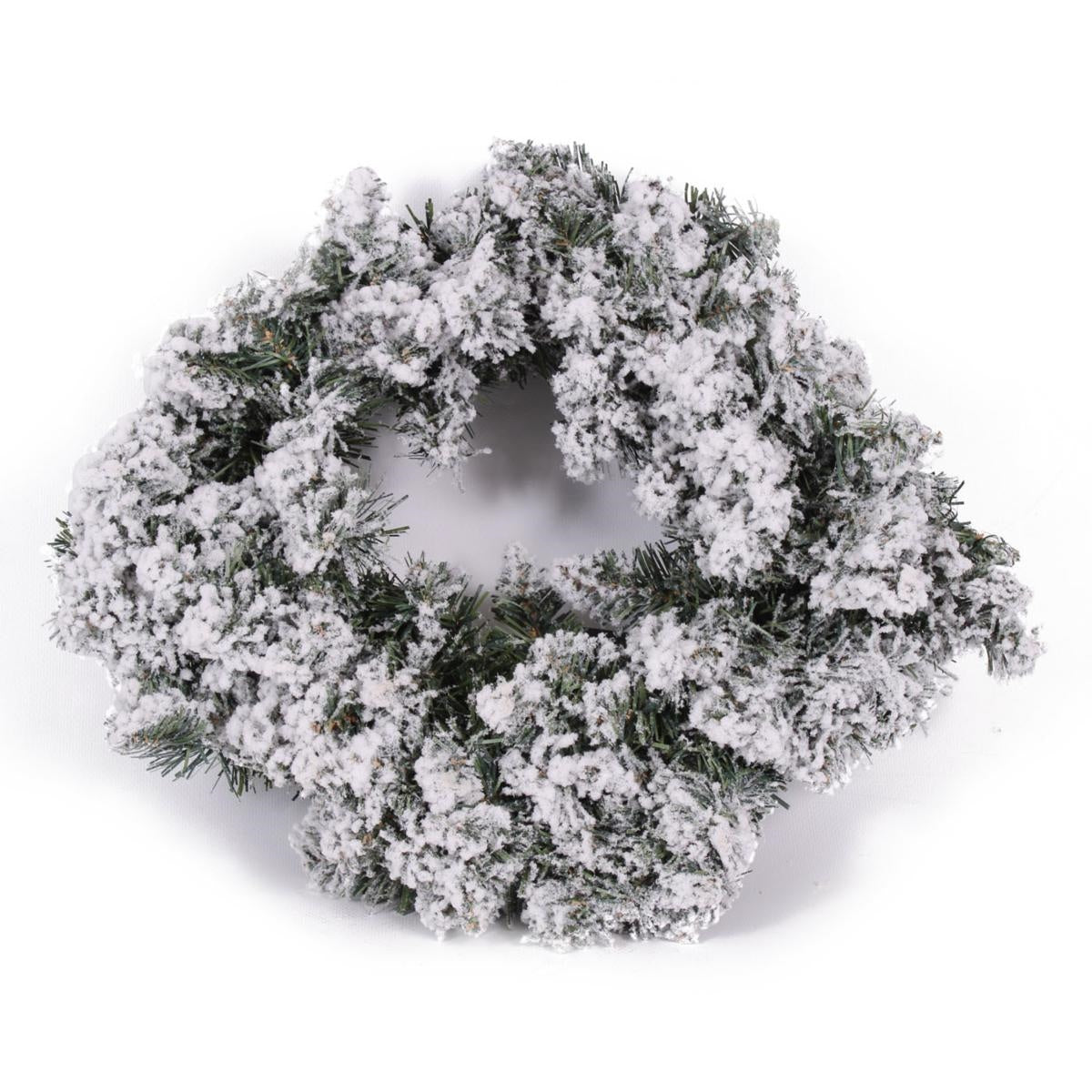 Decorazione natalizia corona con luci, Ø40x15 cm (kit da 3)