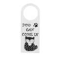 Cartello per porta You come in, 10x1H26 cm (kit da 10)