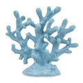 Decorazione corallo azzurro, 8x8H17 cm (kit da 3)