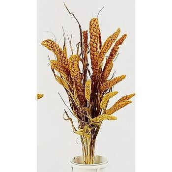 Mazzetto di erba e spighe naturale, 68 cm (kit da 10)