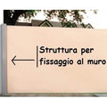 Strutt.x fissaggio art.sep al muro